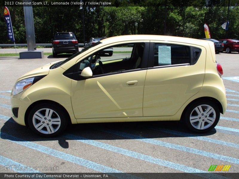 Lemonade (Yellow) / Yellow/Yellow 2013 Chevrolet Spark LT