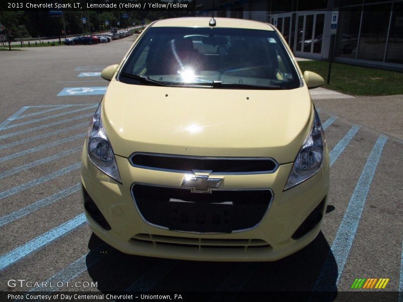Lemonade (Yellow) / Yellow/Yellow 2013 Chevrolet Spark LT