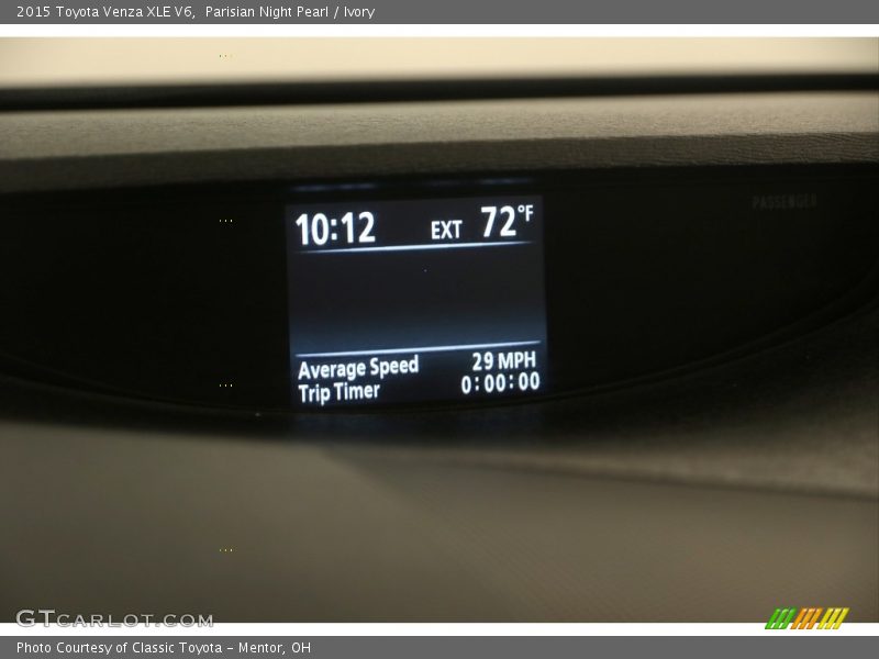 Parisian Night Pearl / Ivory 2015 Toyota Venza XLE V6