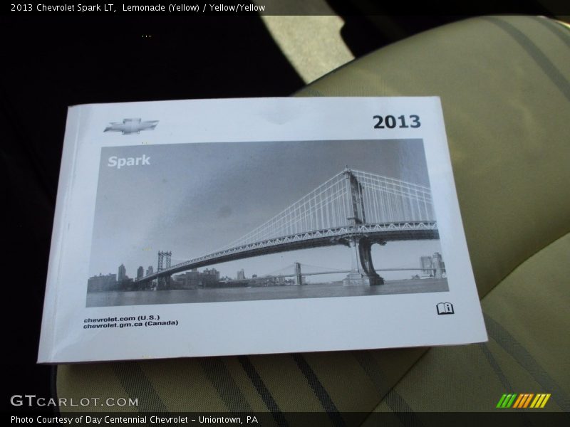 Lemonade (Yellow) / Yellow/Yellow 2013 Chevrolet Spark LT