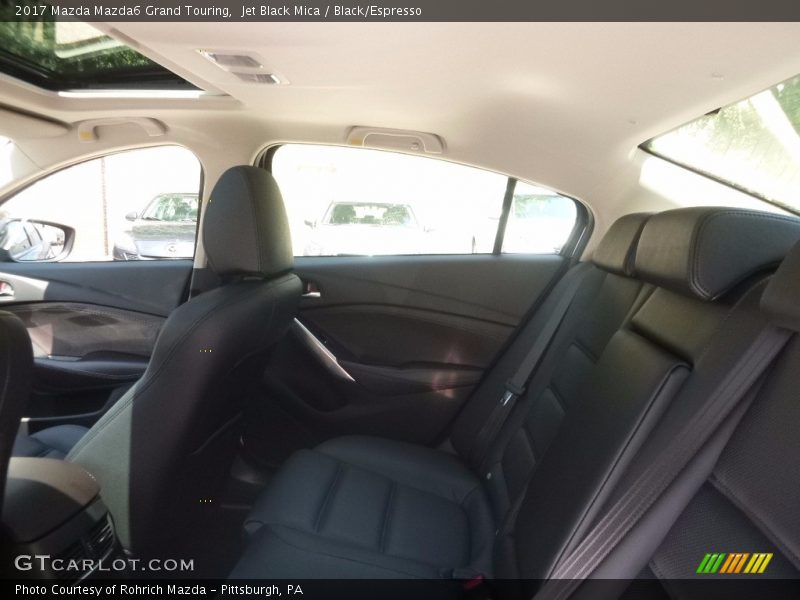 Jet Black Mica / Black/Espresso 2017 Mazda Mazda6 Grand Touring