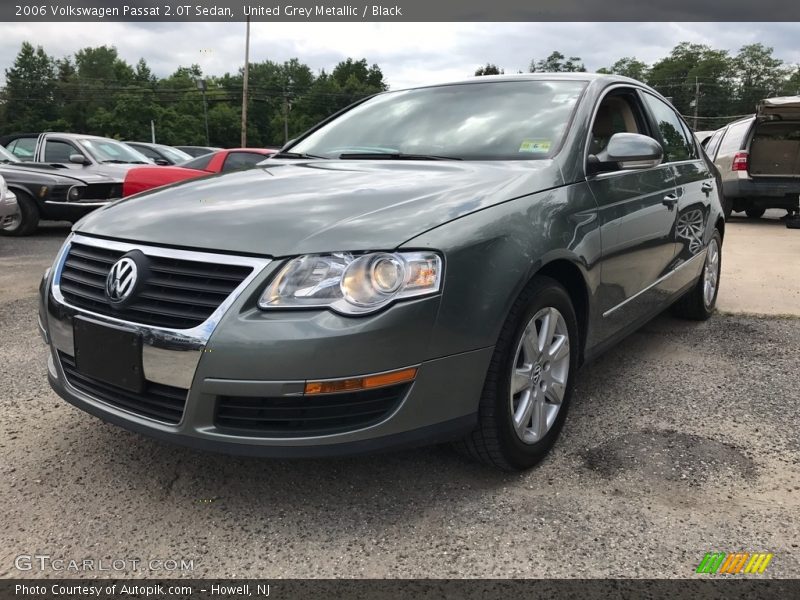 United Grey Metallic / Black 2006 Volkswagen Passat 2.0T Sedan