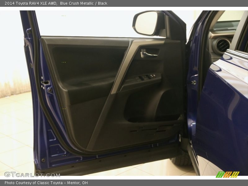 Blue Crush Metallic / Black 2014 Toyota RAV4 XLE AWD