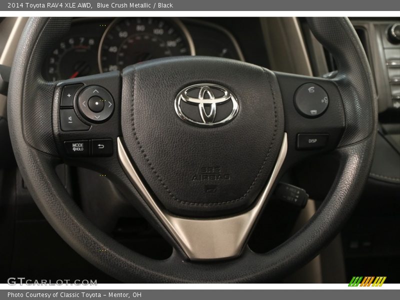 Blue Crush Metallic / Black 2014 Toyota RAV4 XLE AWD