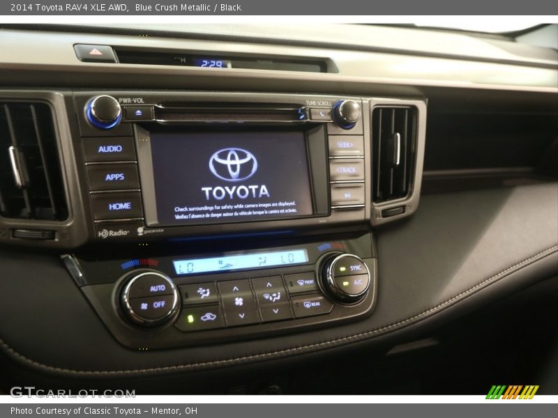 Blue Crush Metallic / Black 2014 Toyota RAV4 XLE AWD