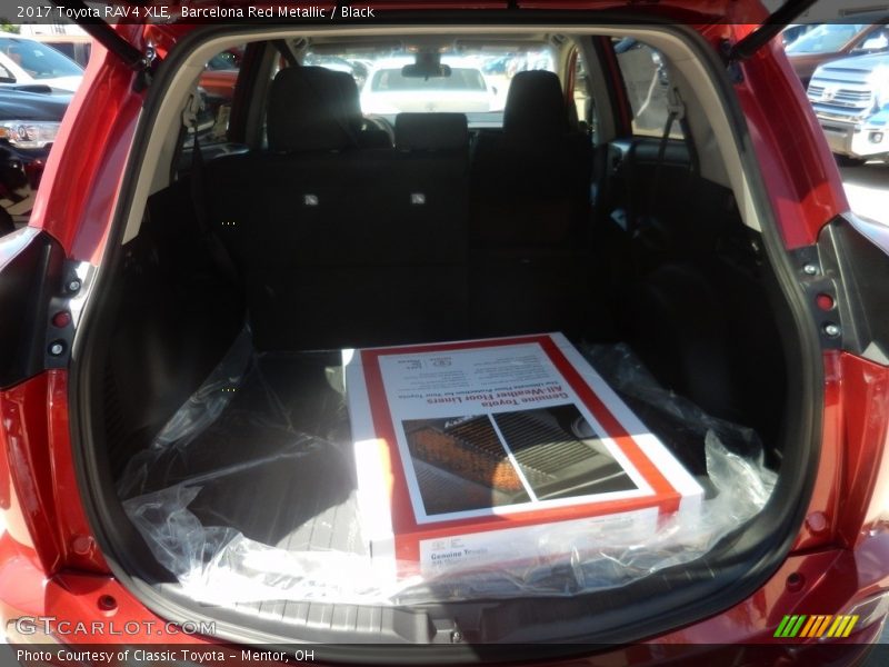 Barcelona Red Metallic / Black 2017 Toyota RAV4 XLE