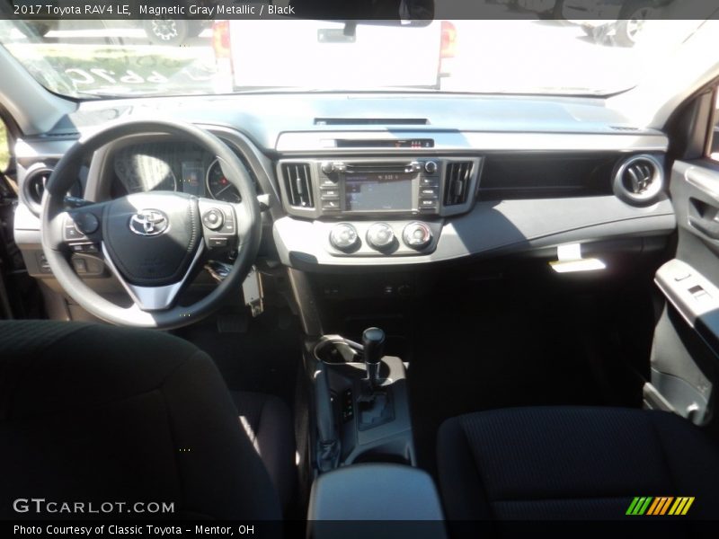 Magnetic Gray Metallic / Black 2017 Toyota RAV4 LE