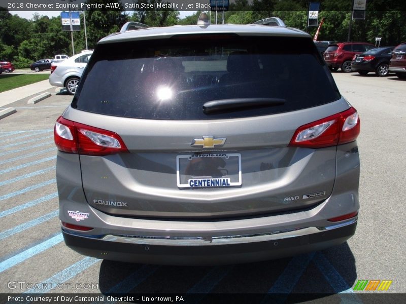 Satin Steel Metallic / Jet Black 2018 Chevrolet Equinox Premier AWD