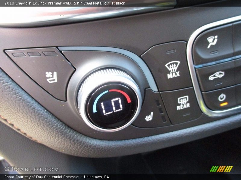 Satin Steel Metallic / Jet Black 2018 Chevrolet Equinox Premier AWD