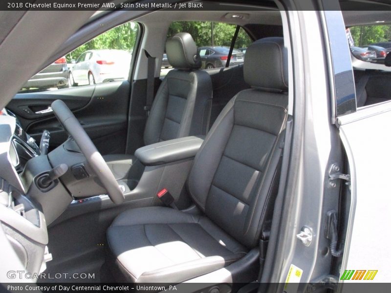 Satin Steel Metallic / Jet Black 2018 Chevrolet Equinox Premier AWD