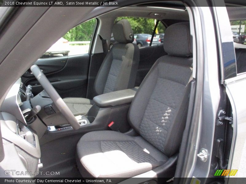 Satin Steel Metallic / Jet Black 2018 Chevrolet Equinox LT AWD