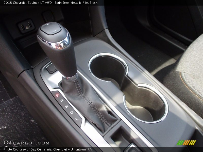 Satin Steel Metallic / Jet Black 2018 Chevrolet Equinox LT AWD