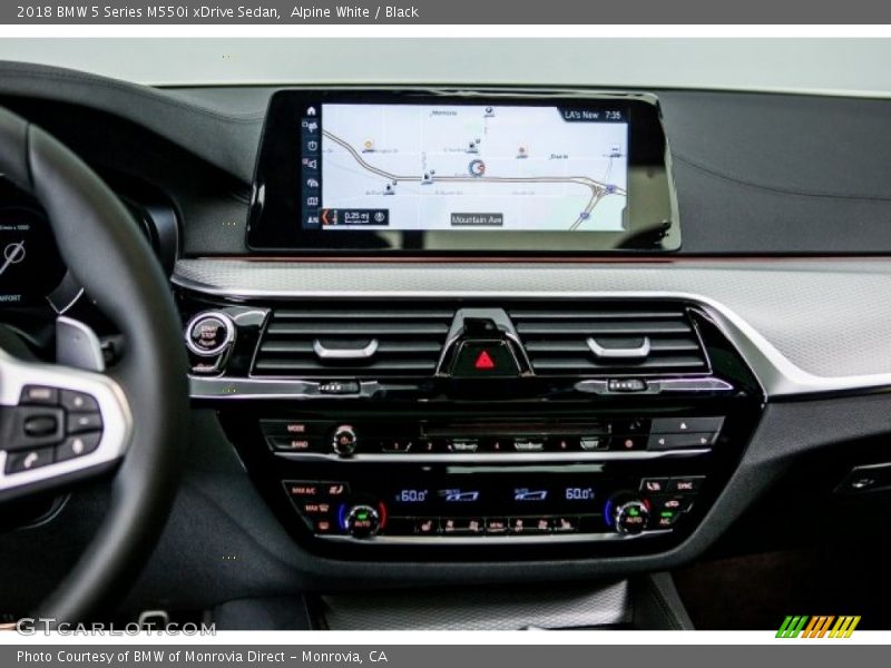 Controls of 2018 5 Series M550i xDrive Sedan