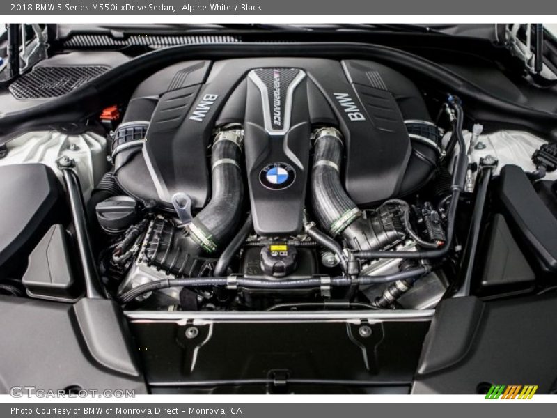  2018 5 Series M550i xDrive Sedan Engine - 4.4 Liter DI TwinPower Turbocharged DOHC 32-Valve VVT V8