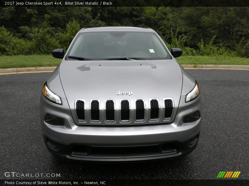 Billet Silver Metallic / Black 2017 Jeep Cherokee Sport 4x4