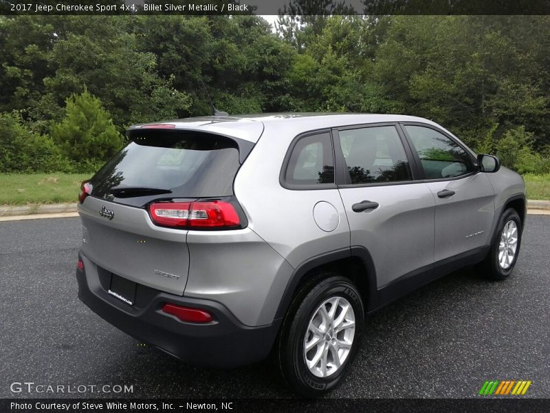 Billet Silver Metallic / Black 2017 Jeep Cherokee Sport 4x4