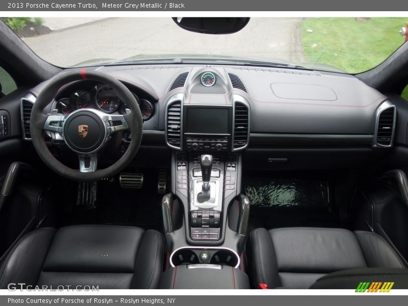 Meteor Grey Metallic / Black 2013 Porsche Cayenne Turbo