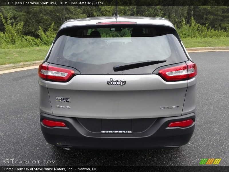 Billet Silver Metallic / Black 2017 Jeep Cherokee Sport 4x4