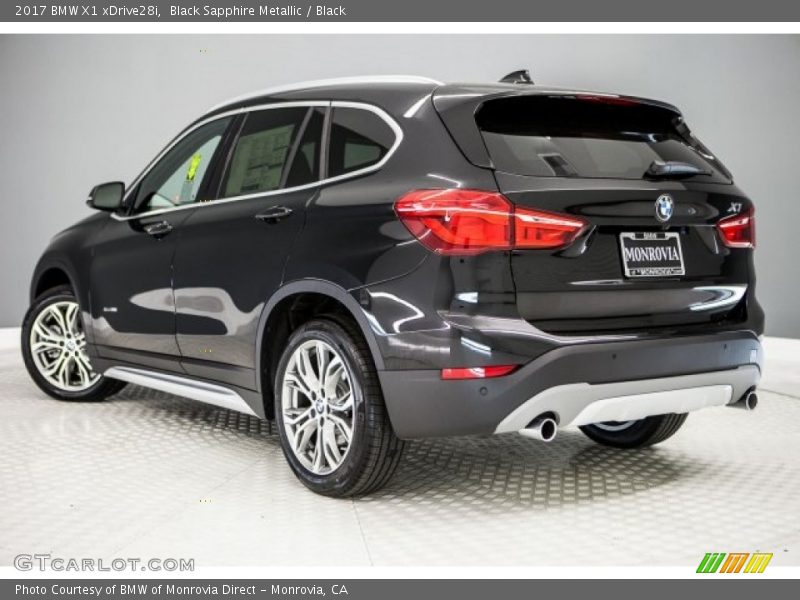 Black Sapphire Metallic / Black 2017 BMW X1 xDrive28i
