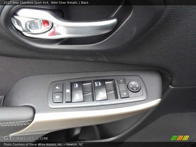 Billet Silver Metallic / Black 2017 Jeep Cherokee Sport 4x4