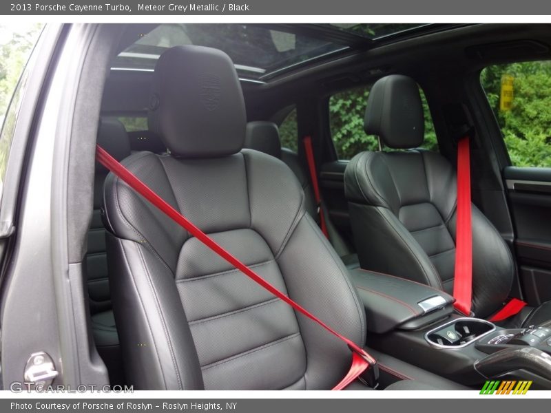Meteor Grey Metallic / Black 2013 Porsche Cayenne Turbo