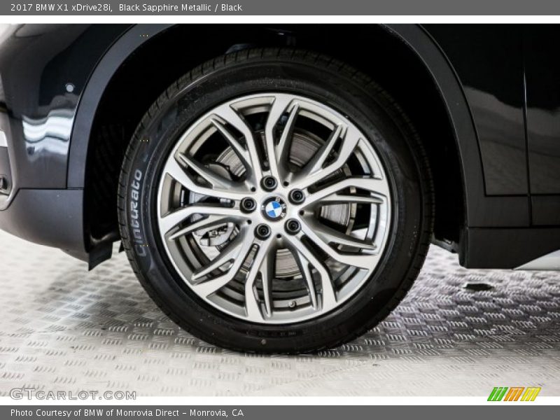 Black Sapphire Metallic / Black 2017 BMW X1 xDrive28i
