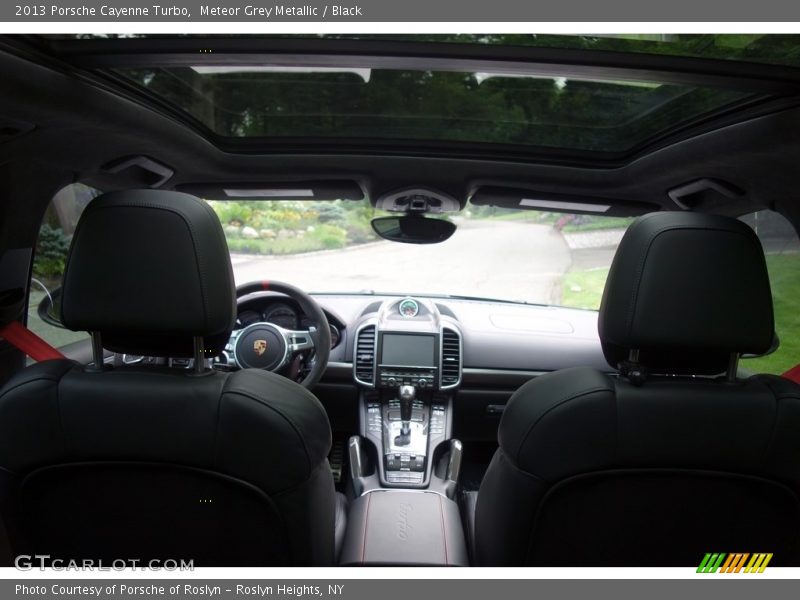 Meteor Grey Metallic / Black 2013 Porsche Cayenne Turbo