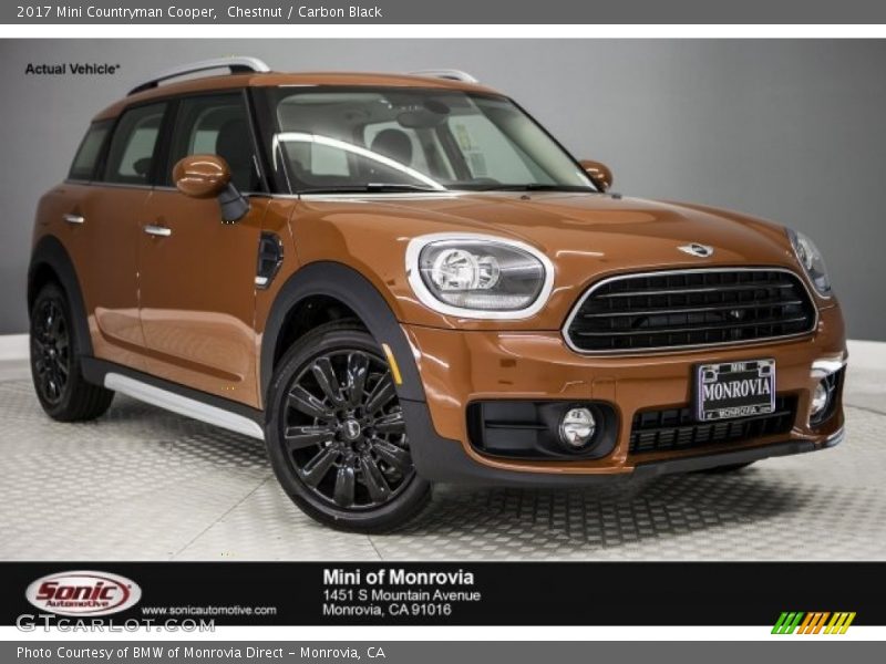 Chestnut / Carbon Black 2017 Mini Countryman Cooper