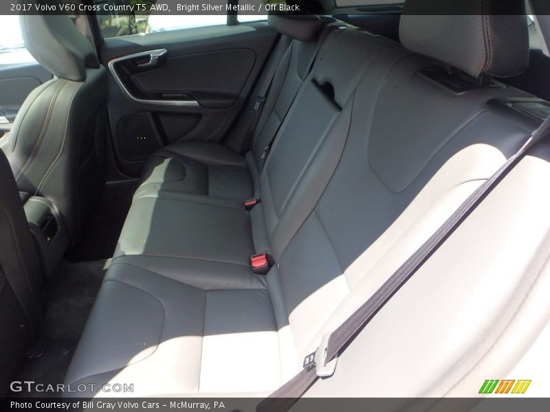 Bright Silver Metallic / Off Black 2017 Volvo V60 Cross Country T5 AWD