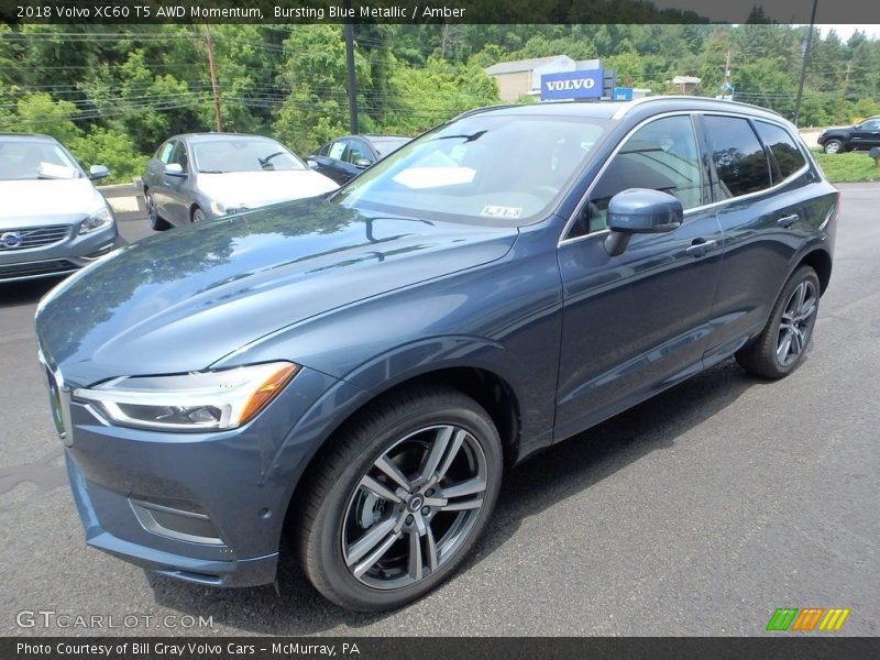 Bursting Blue Metallic / Amber 2018 Volvo XC60 T5 AWD Momentum
