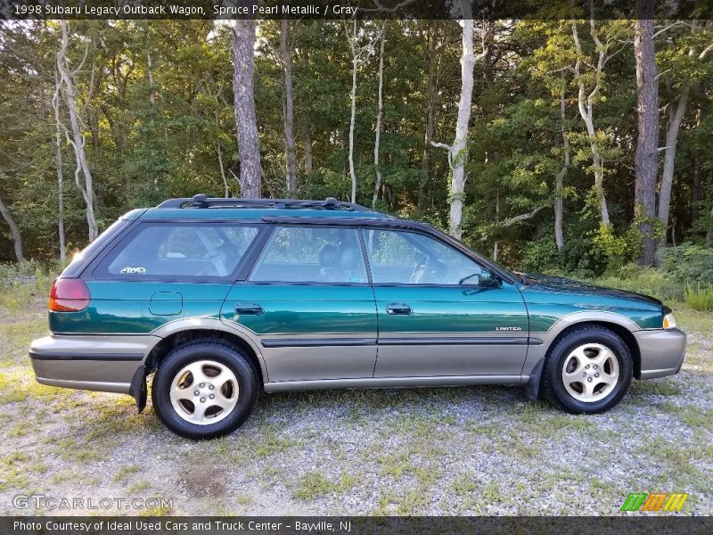 Spruce Pearl Metallic / Gray 1998 Subaru Legacy Outback Wagon
