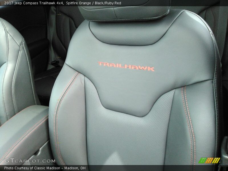 Spitfire Orange / Black/Ruby Red 2017 Jeep Compass Trailhawk 4x4