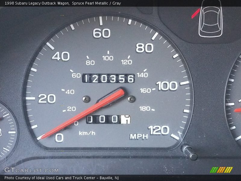 Spruce Pearl Metallic / Gray 1998 Subaru Legacy Outback Wagon