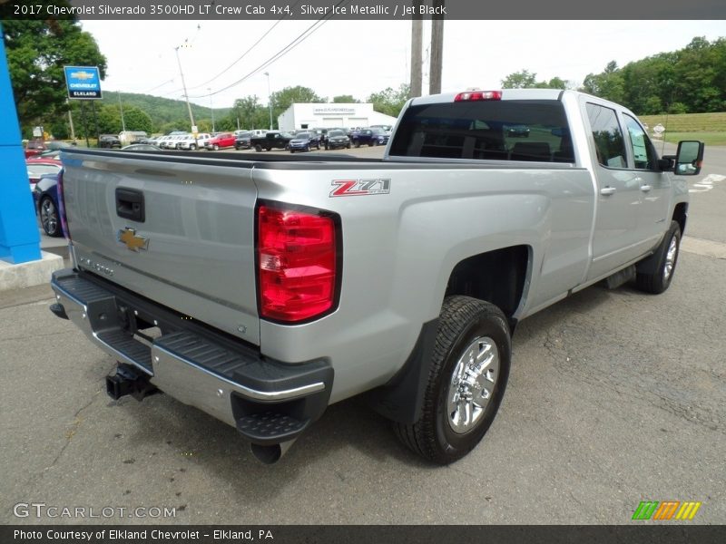 Silver Ice Metallic / Jet Black 2017 Chevrolet Silverado 3500HD LT Crew Cab 4x4