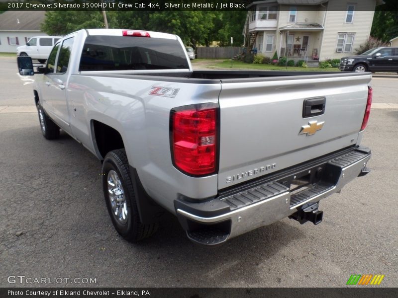 Silver Ice Metallic / Jet Black 2017 Chevrolet Silverado 3500HD LT Crew Cab 4x4