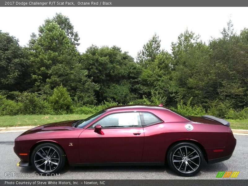 Octane Red / Black 2017 Dodge Challenger R/T Scat Pack