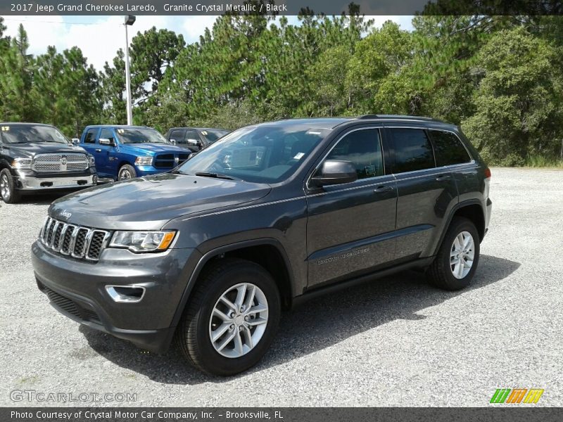 Granite Crystal Metallic / Black 2017 Jeep Grand Cherokee Laredo