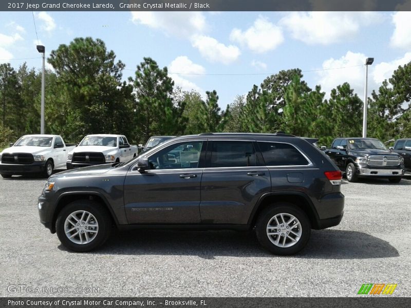 Granite Crystal Metallic / Black 2017 Jeep Grand Cherokee Laredo