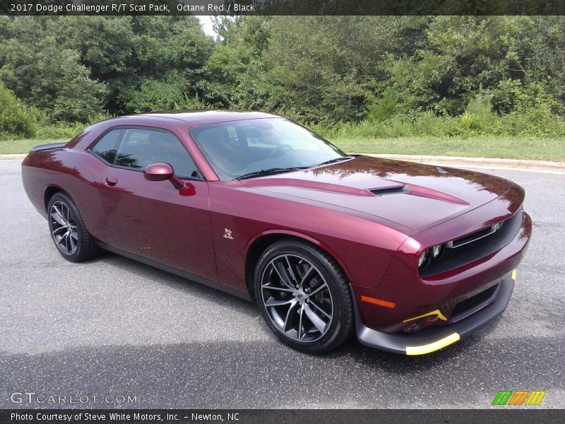 Octane Red / Black 2017 Dodge Challenger R/T Scat Pack