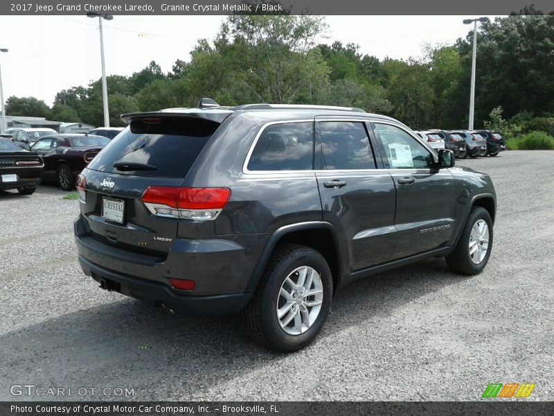 Granite Crystal Metallic / Black 2017 Jeep Grand Cherokee Laredo