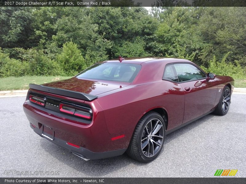 Octane Red / Black 2017 Dodge Challenger R/T Scat Pack