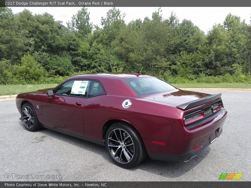 Octane Red / Black 2017 Dodge Challenger R/T Scat Pack
