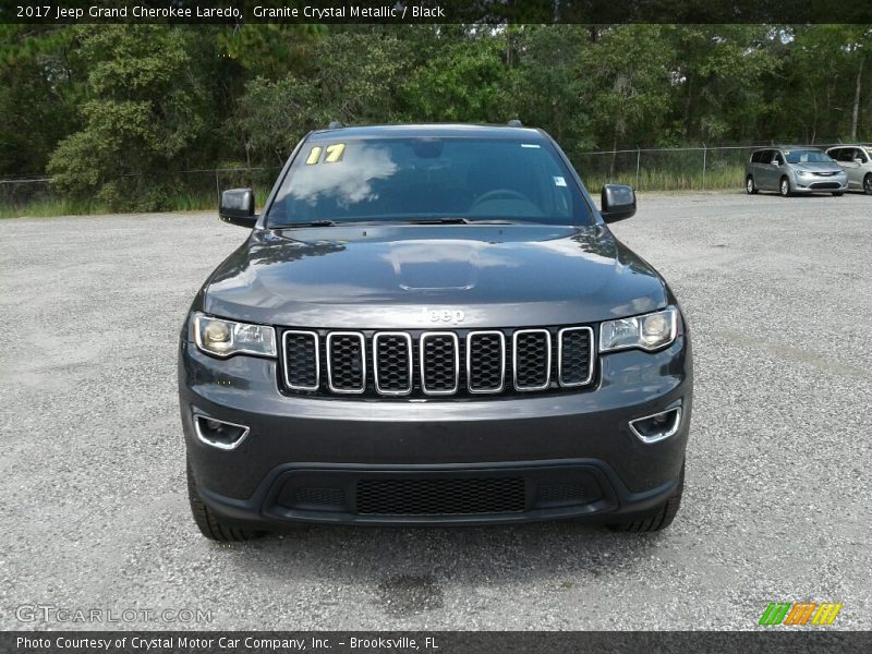 Granite Crystal Metallic / Black 2017 Jeep Grand Cherokee Laredo