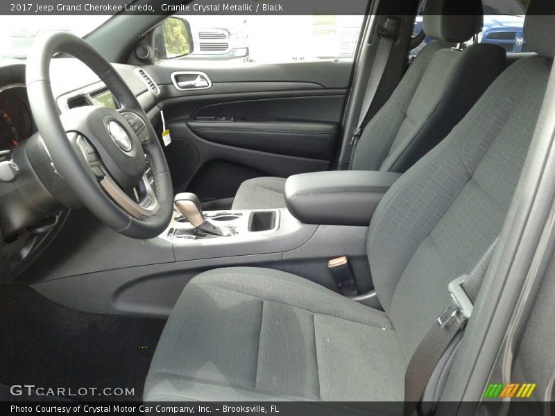 Granite Crystal Metallic / Black 2017 Jeep Grand Cherokee Laredo