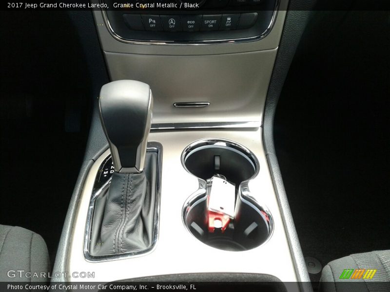 Granite Crystal Metallic / Black 2017 Jeep Grand Cherokee Laredo