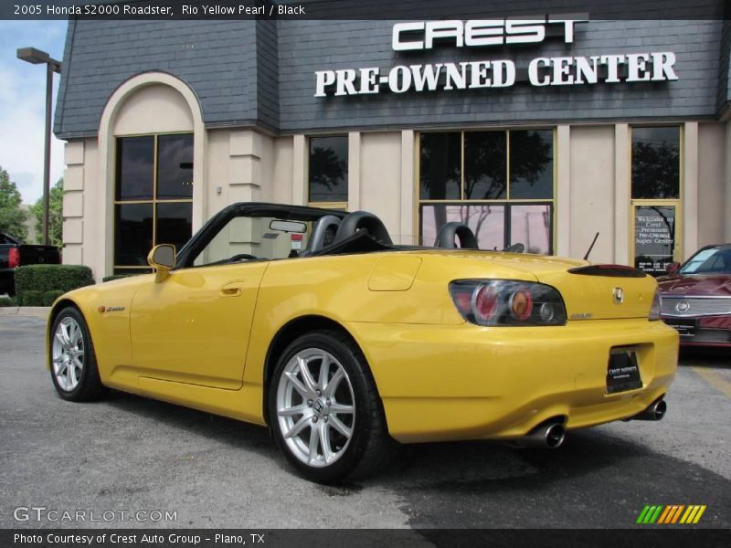 Rio Yellow Pearl / Black 2005 Honda S2000 Roadster