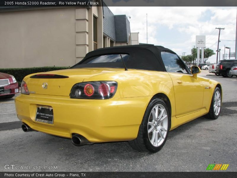 Rio Yellow Pearl / Black 2005 Honda S2000 Roadster