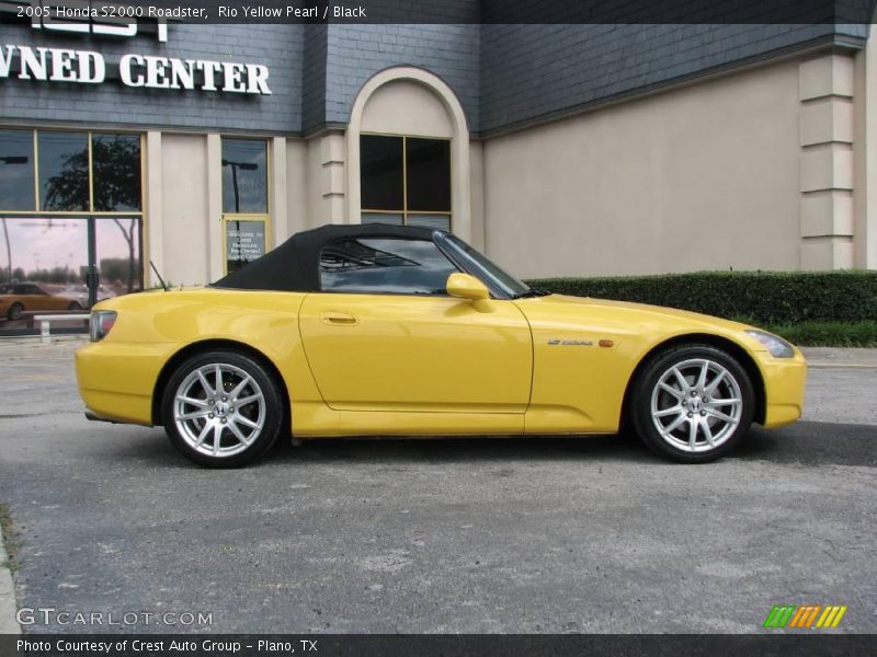 Rio Yellow Pearl / Black 2005 Honda S2000 Roadster