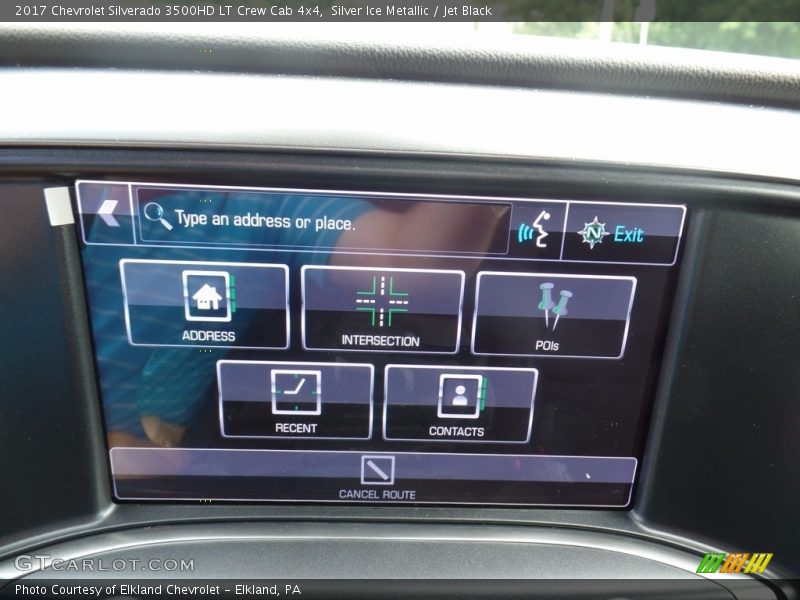 Silver Ice Metallic / Jet Black 2017 Chevrolet Silverado 3500HD LT Crew Cab 4x4
