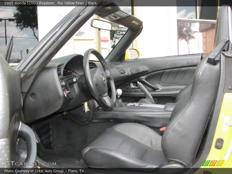 Rio Yellow Pearl / Black 2005 Honda S2000 Roadster